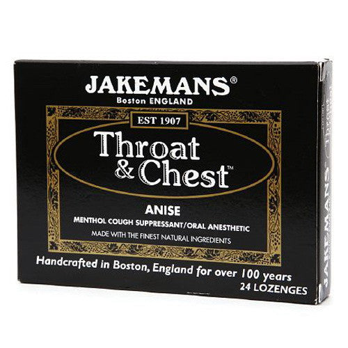 Jakemans Anise Throat And Chest Lozenges - 24 Ea